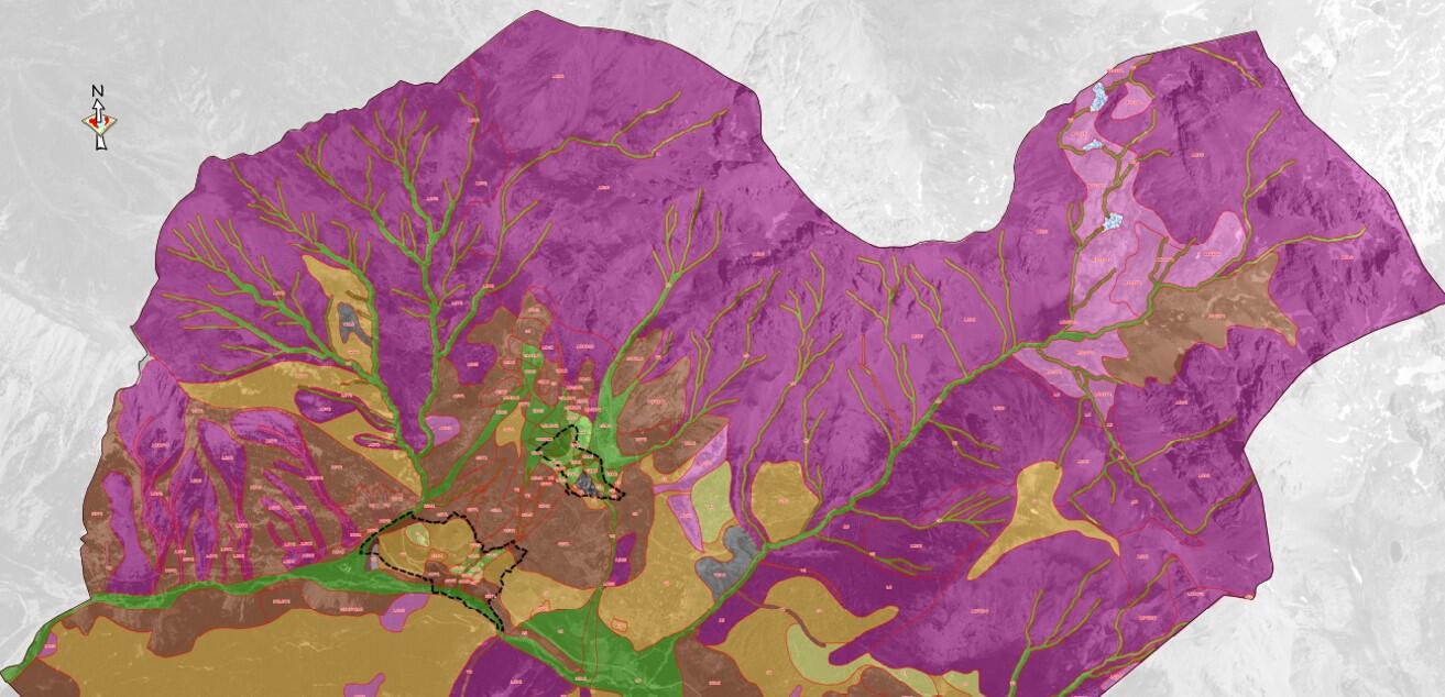 Carte des aléas, source : CCVUSP Carte des aléas, source : CCVUSP