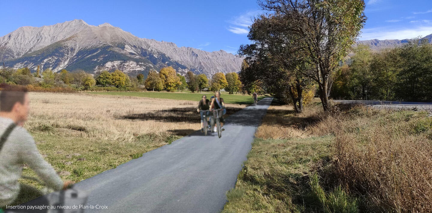 Itinéraire cyclable Barcelonnette - Jausiers Itinéraire cyclable Barcelonnette - Jausiers