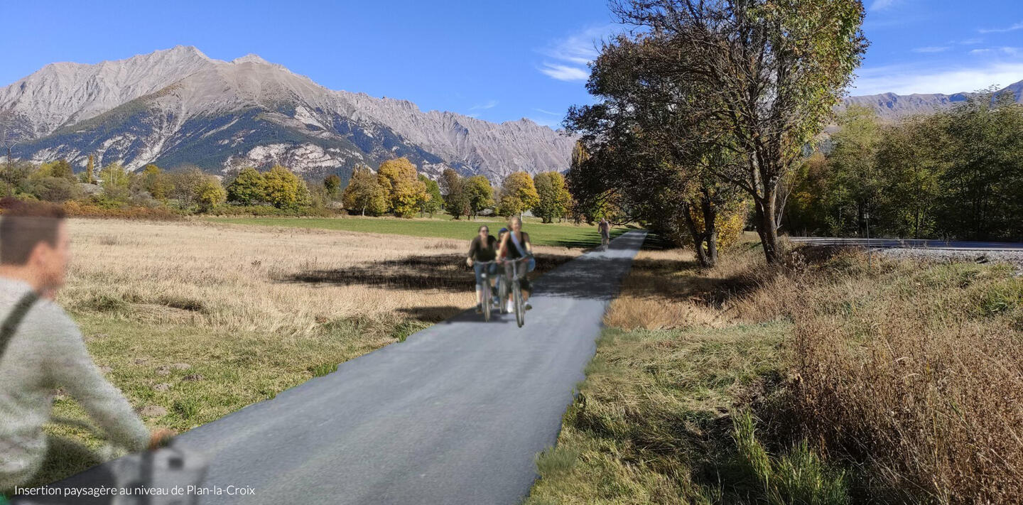 Itinéraire cyclable Barcelonnette - Jausiers